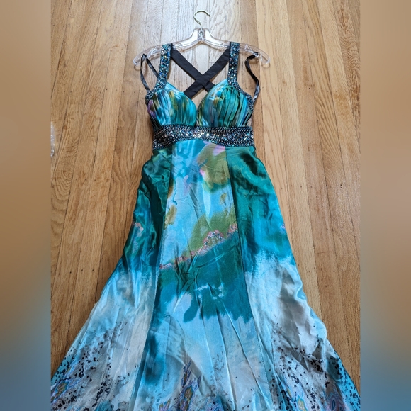 Vintage Tony Bowls Paris Gown -- Evening / Prom -- Size 0 - Picture 9 of 16